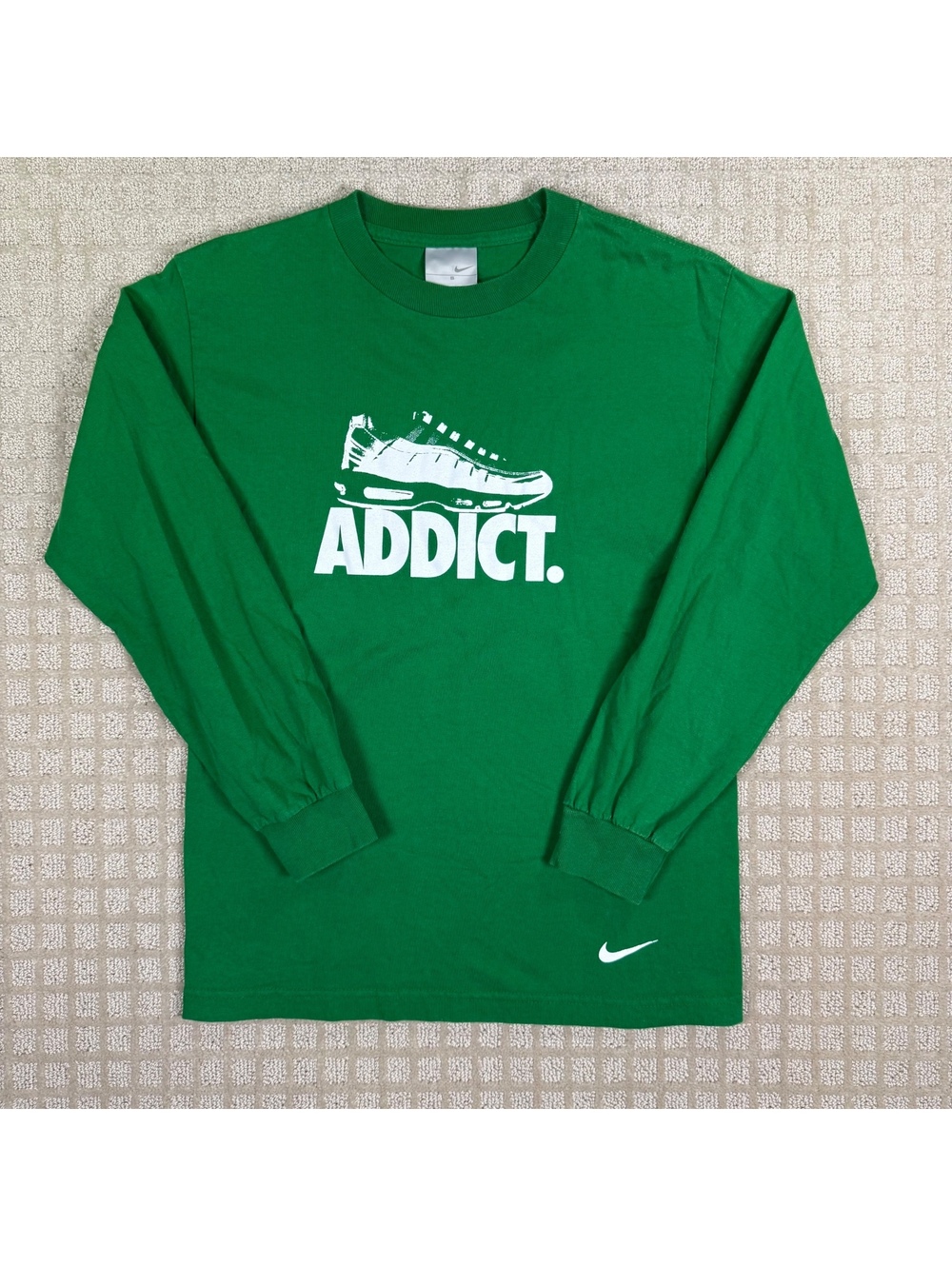 Nike green Addict long sleeve T-shirt Small